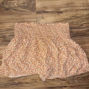 Floral Smocked Shorts